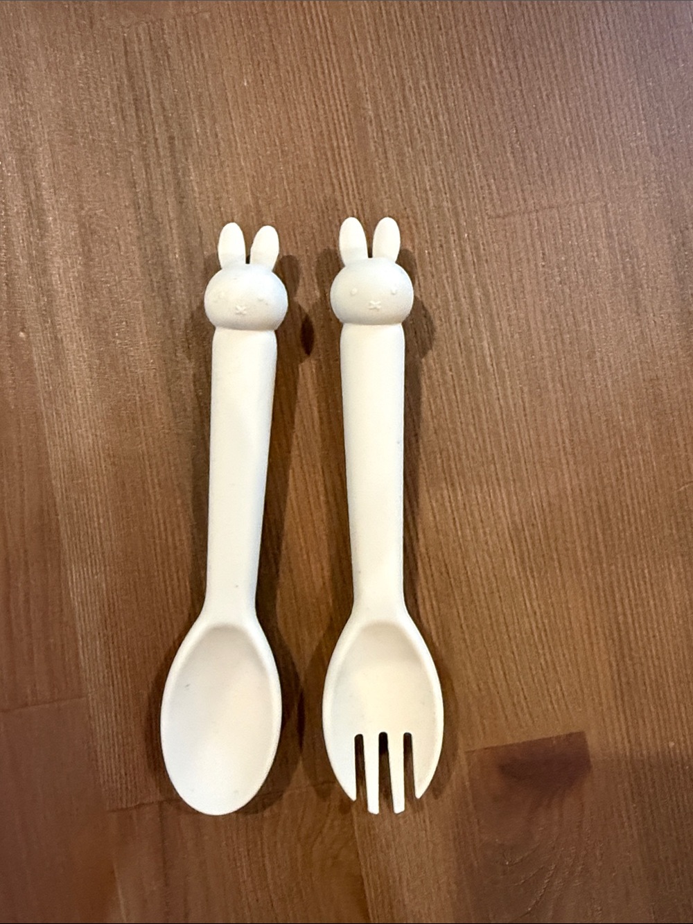 NWT Miffy silicone Spoon and Fork Set